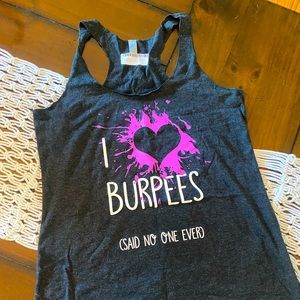 NWT SIZE M Women's Funny Workout Tank Top